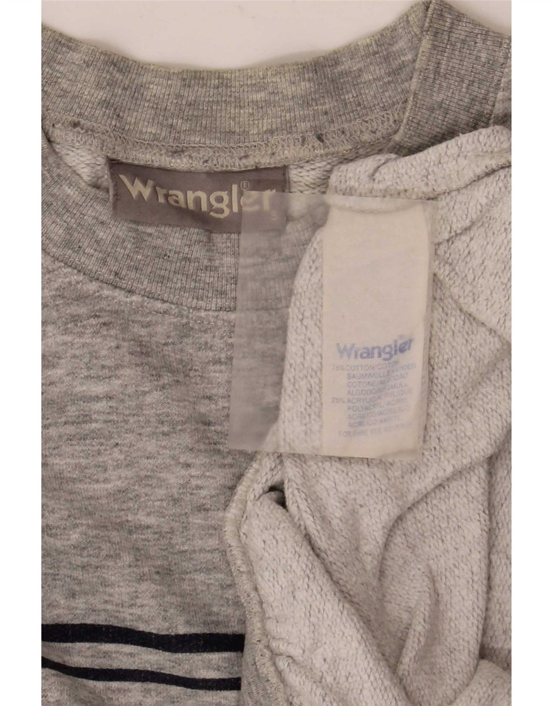 Мужской свитер Wrangler, маленький серый хлопковый джемпер в крапинку