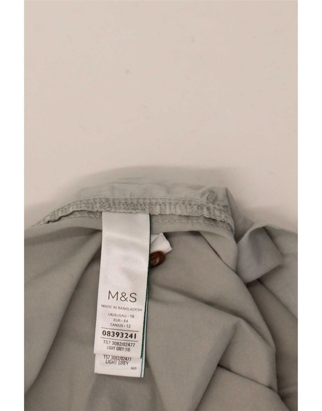 Женские шорты чинос Marks & Spencer UK 16, большие, W36, серые, хлопковые