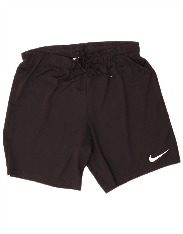 Мужские спортивные шорты Adidas Dri Fit, большие черные из полиэстера