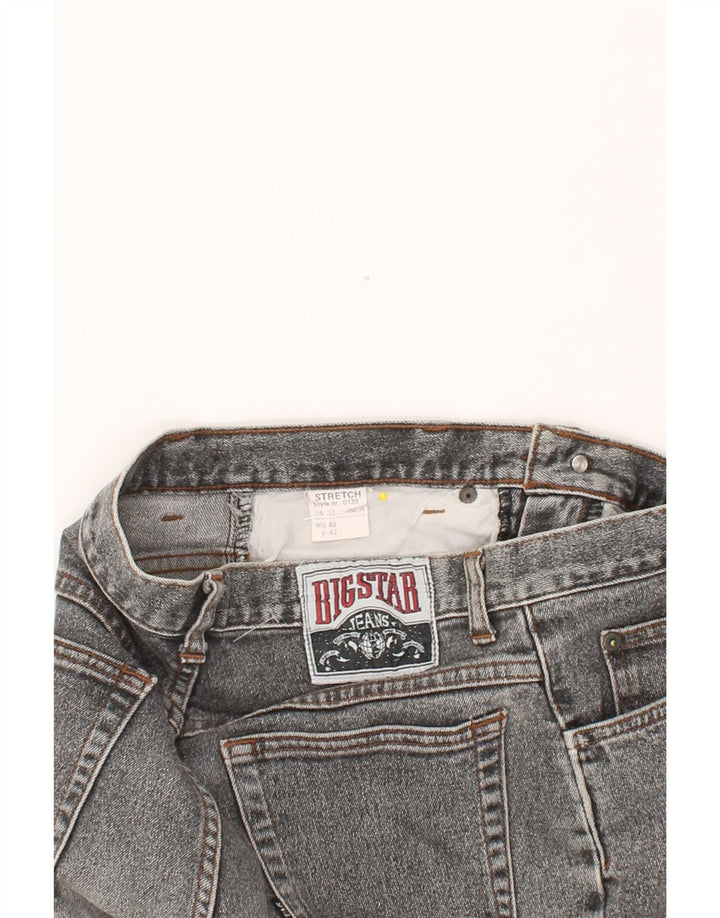 BIG STAR Womens Slim Jeans W32 L28  Grey Vintage Big Star and Second-Hand Big Star from Messina Hembry 