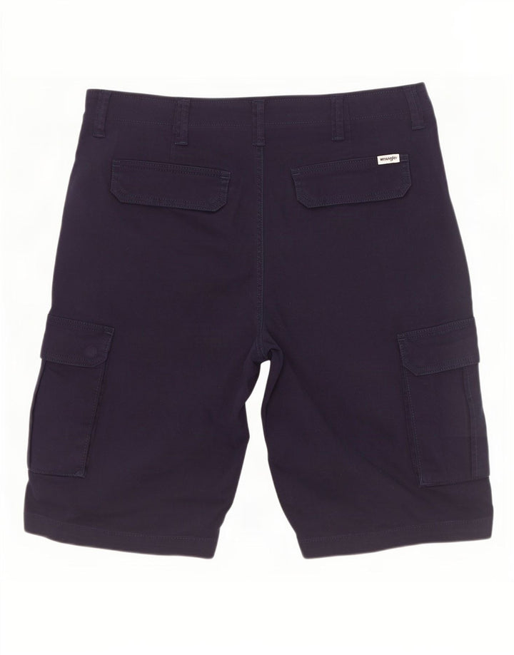 Мужские шорты-карго Wrangler Casey W33, средние, темно-синие, хлопковые