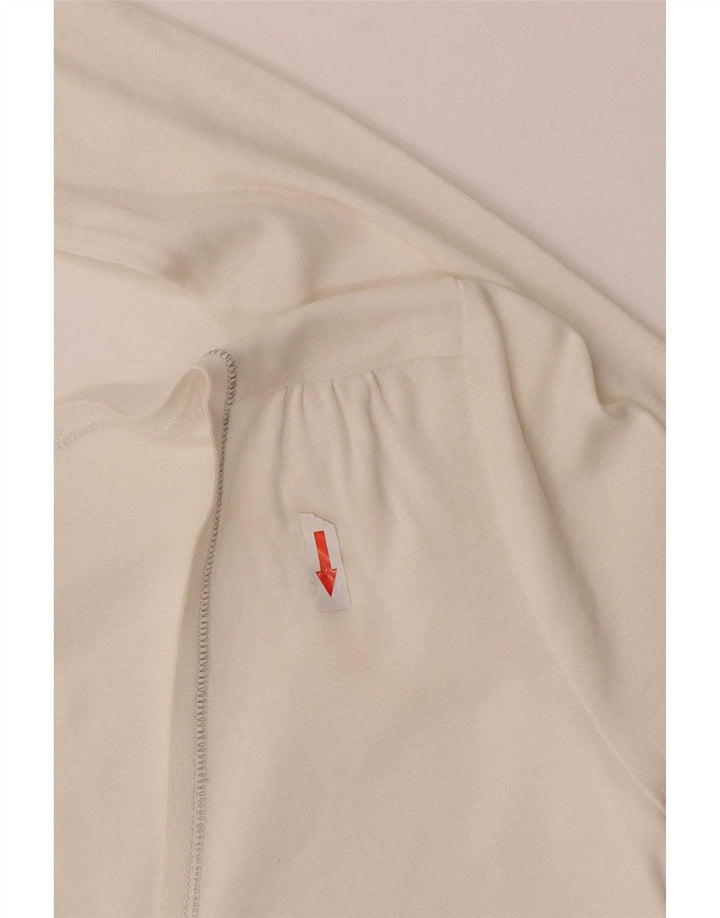 Женский кардиган Massimo Dutti UK 8 маленький белый хлопок