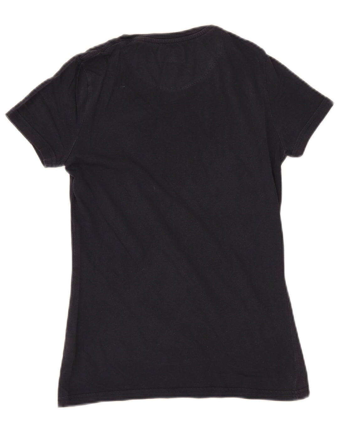 JACK WILLS Женская футболка с рисунком Top UK 6 XS Темно-синий хлопок