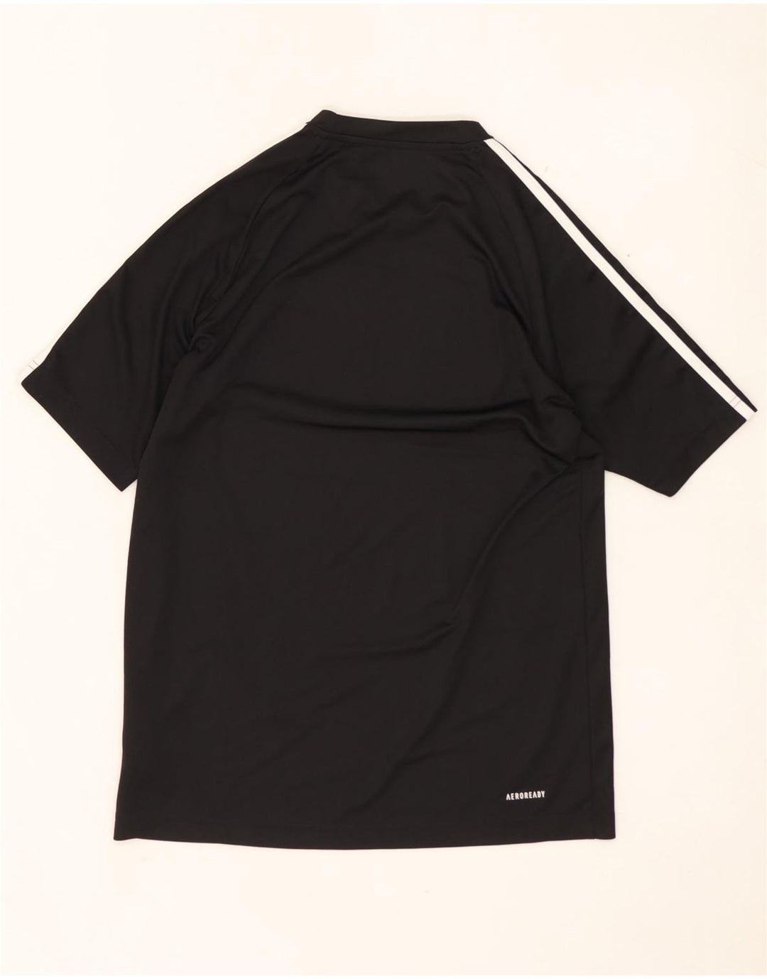 Мужская футболка ADIDAS Aeroready, маленький черный полиэстер