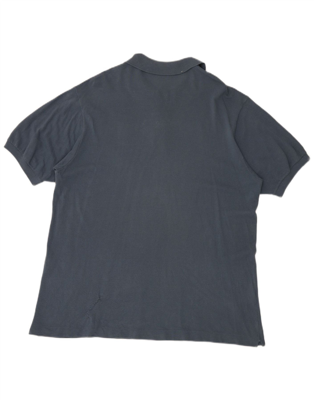 Мужская рубашка-поло Lacoste, размер 7, 2XL, темно-синяя, хлопок