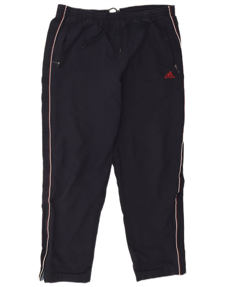Мужские спортивные брюки Adidas XL темно-синие из полиэстера