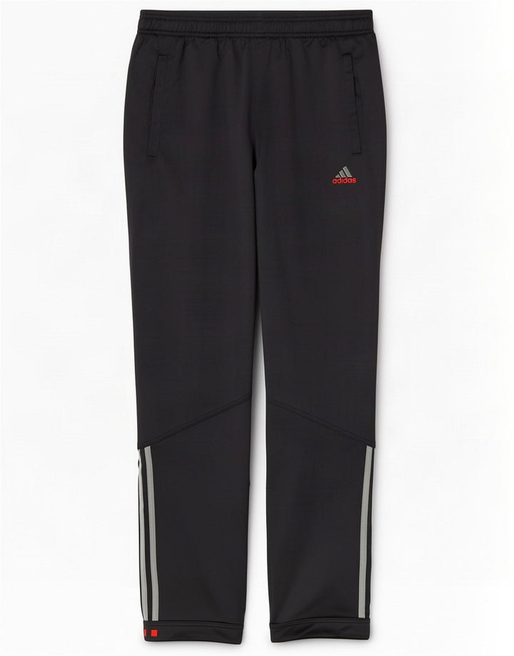 Мужские спортивные брюки Adidas UK 38/40, средний черный полиэстер