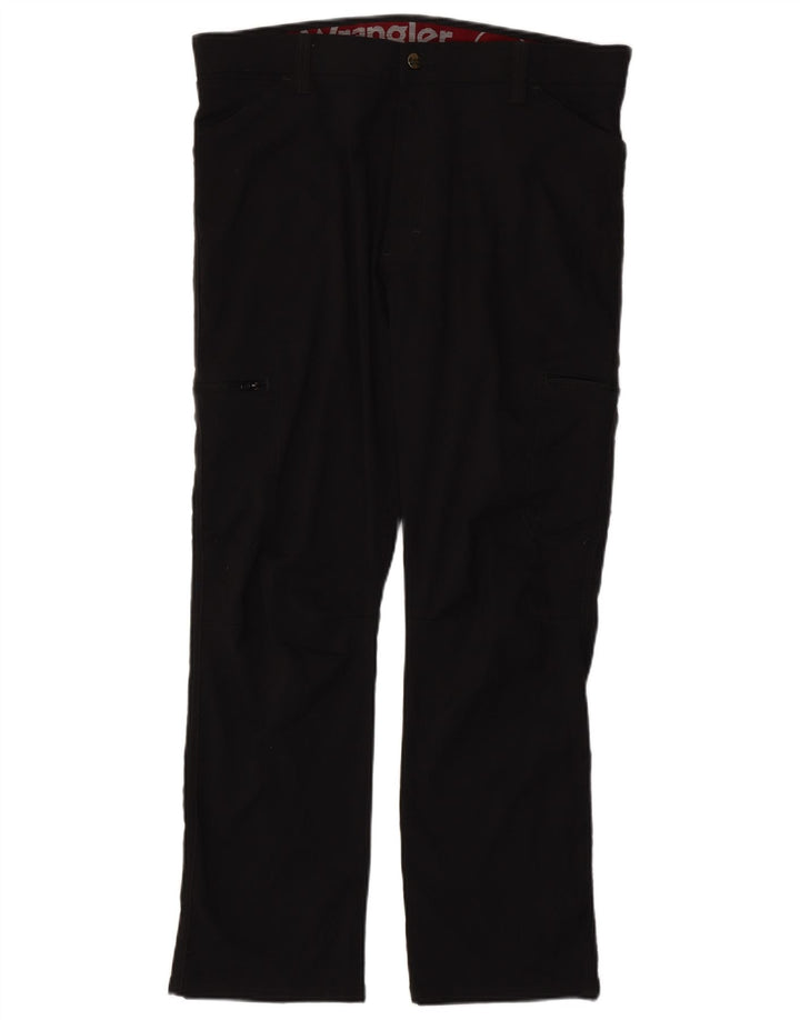 Мужские прямые брюки-карго WRANGLER W38 L30, черный нейлон