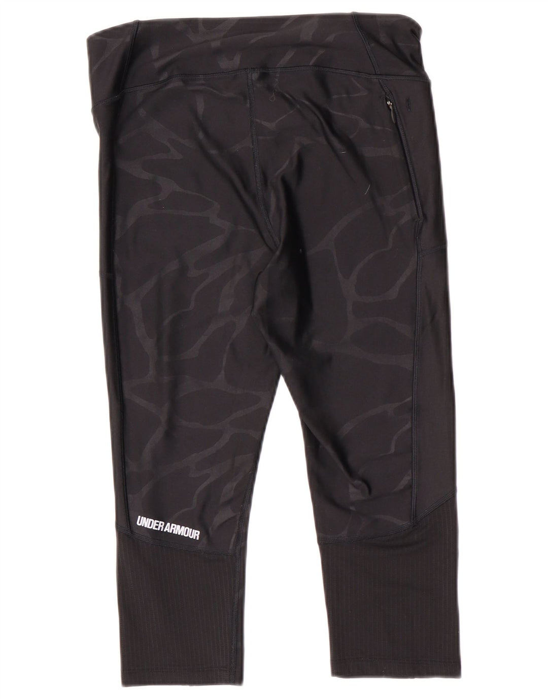 Женские леггинсы-капри Under Armour UK 14, средний черный камуфляж