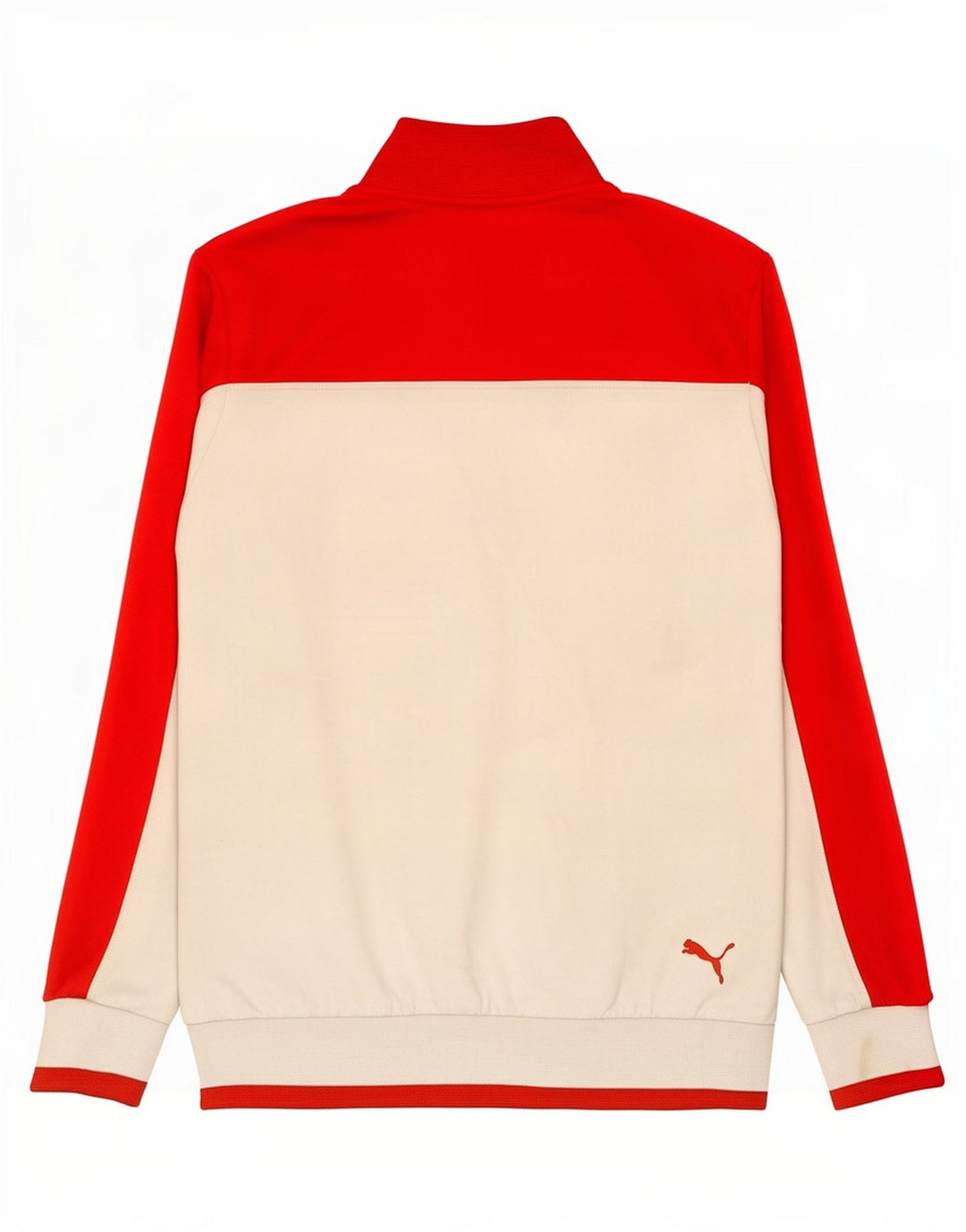 Мужской спортивный костюм Puma XS, белый полиэстер с цветными блоками