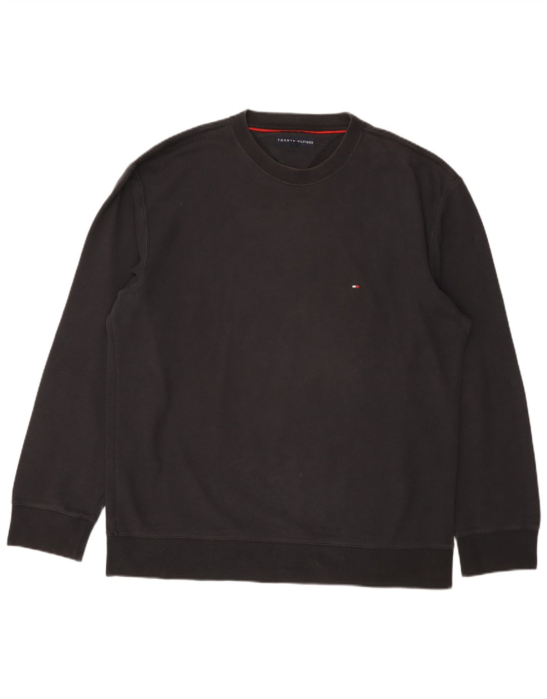 Мужской свитшот Tommy Hilfiger XL, черный хлопок