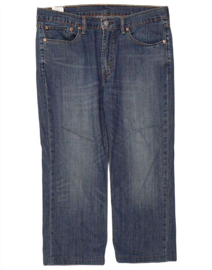 Женские джинсы-капри Levi's W36 L23, синие, хлопок