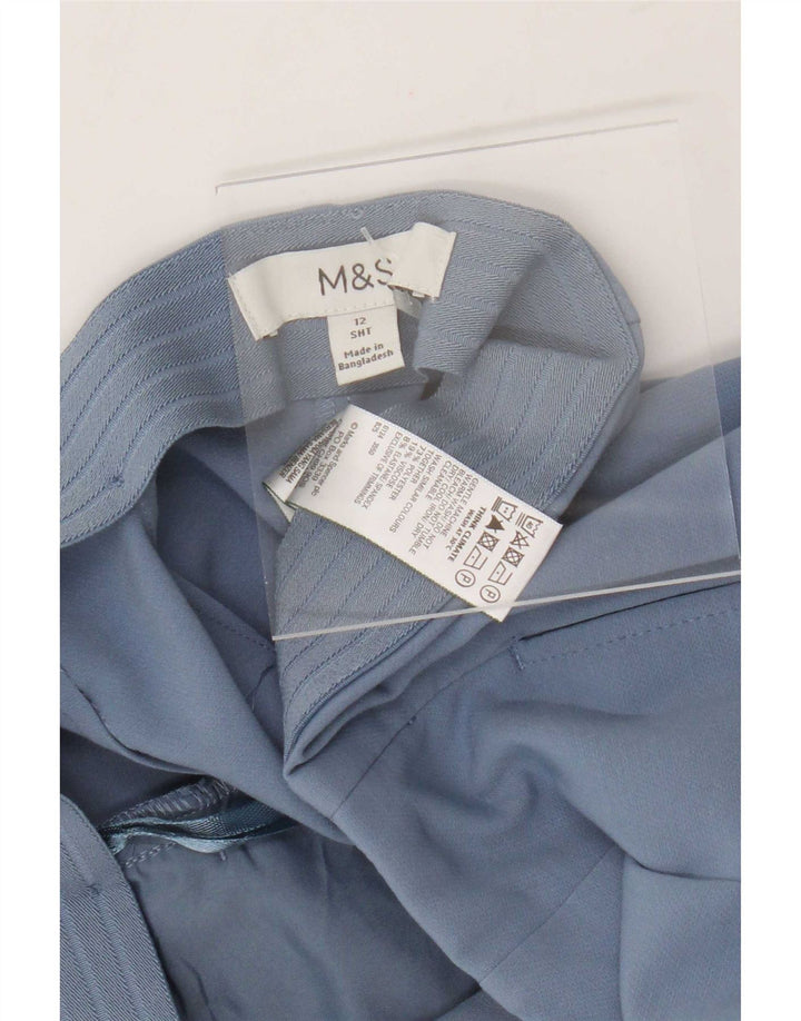 Женские укороченные брюки Marks & Spencer UK 12 Medium W30 L24 Синие