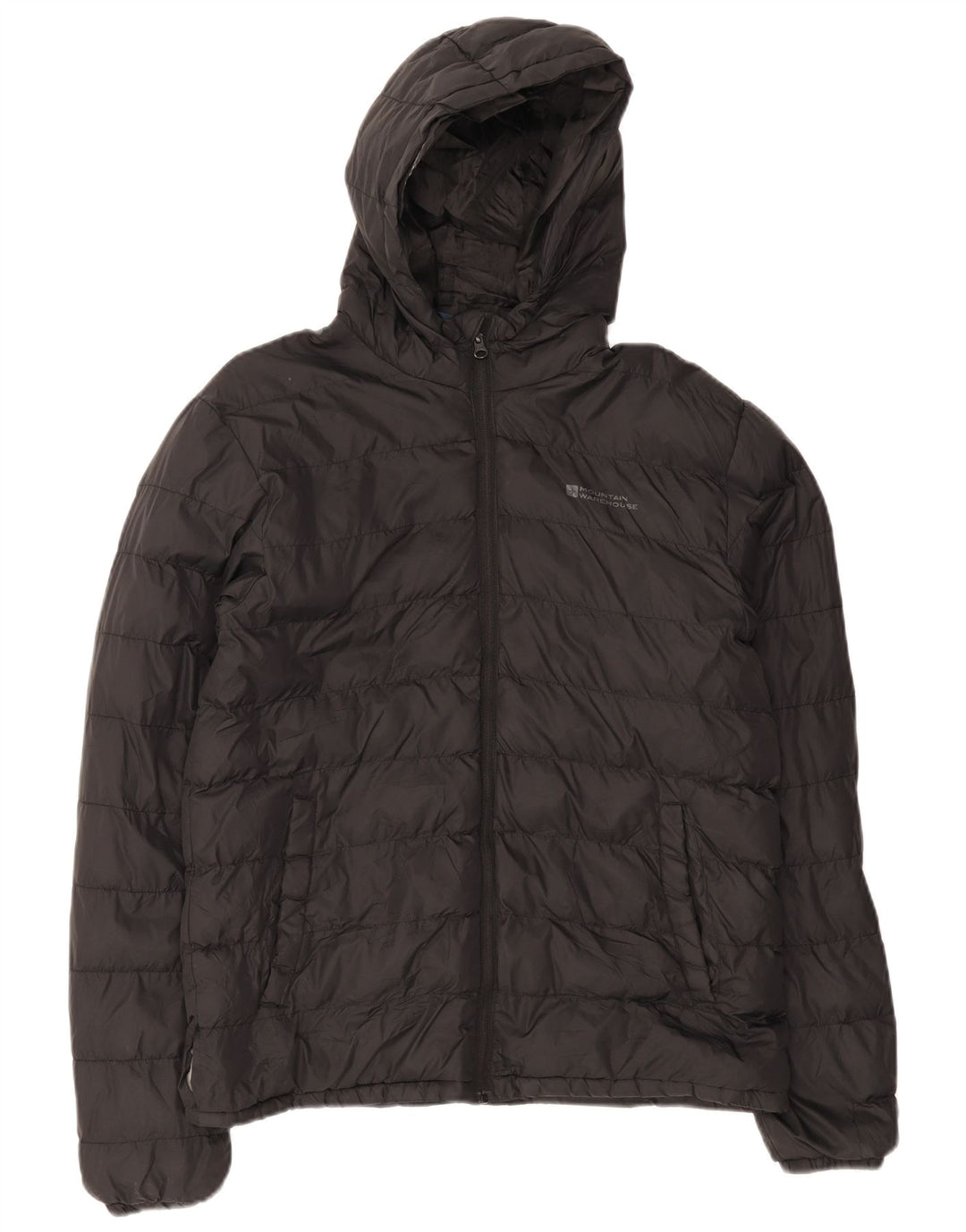 Мужская утепленная куртка с капюшоном Mountain Warehouse UK 38, средний черный нейлон