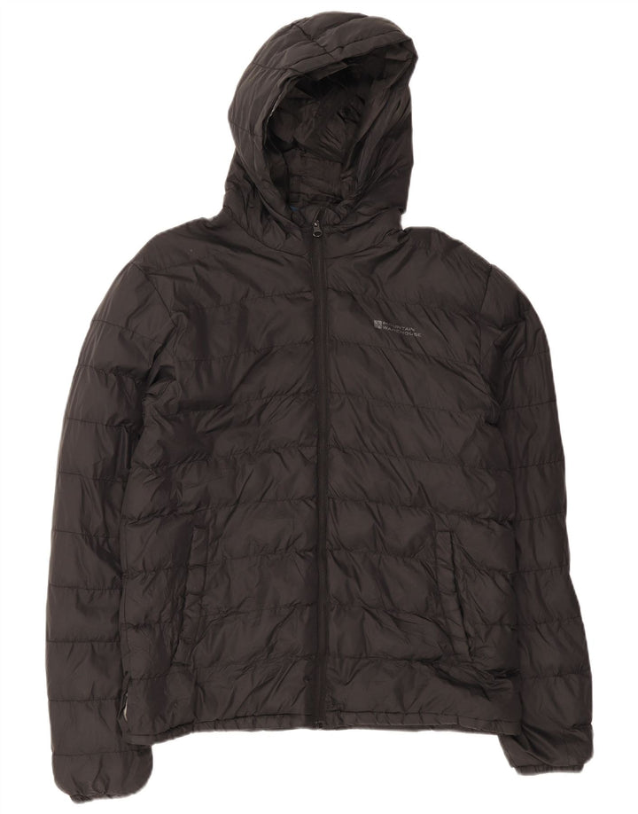 Мужская утепленная куртка с капюшоном Mountain Warehouse UK 38, средний черный нейлон