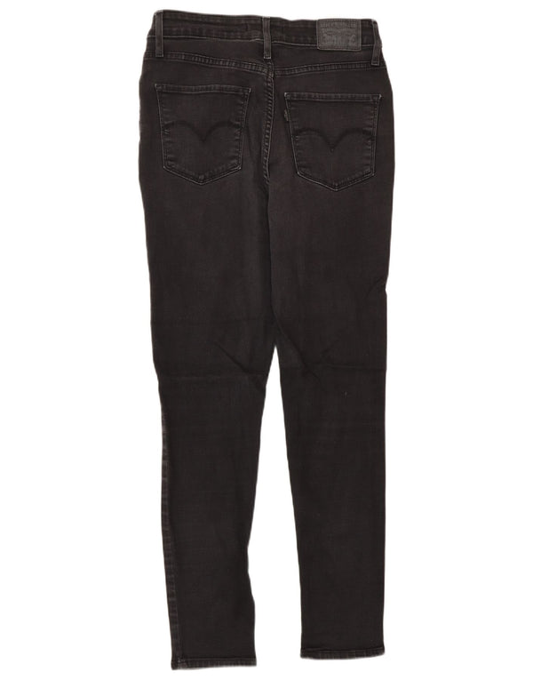 Женские джинсы скинни Levi's 721 с высокой посадкой W28 L28, черный хлопок