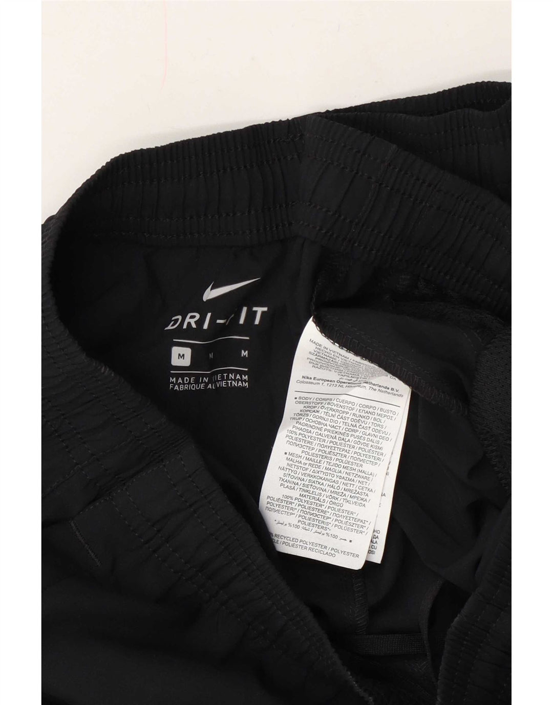 Мужские спортивные брюки Nike Dri Fit среднего размера, темно-синие, полиэстер