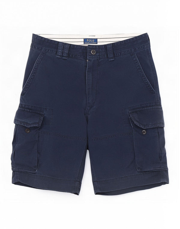 Мужские шорты-карго Ralph Lauren W32, средние, темно-синие, хлопковые
