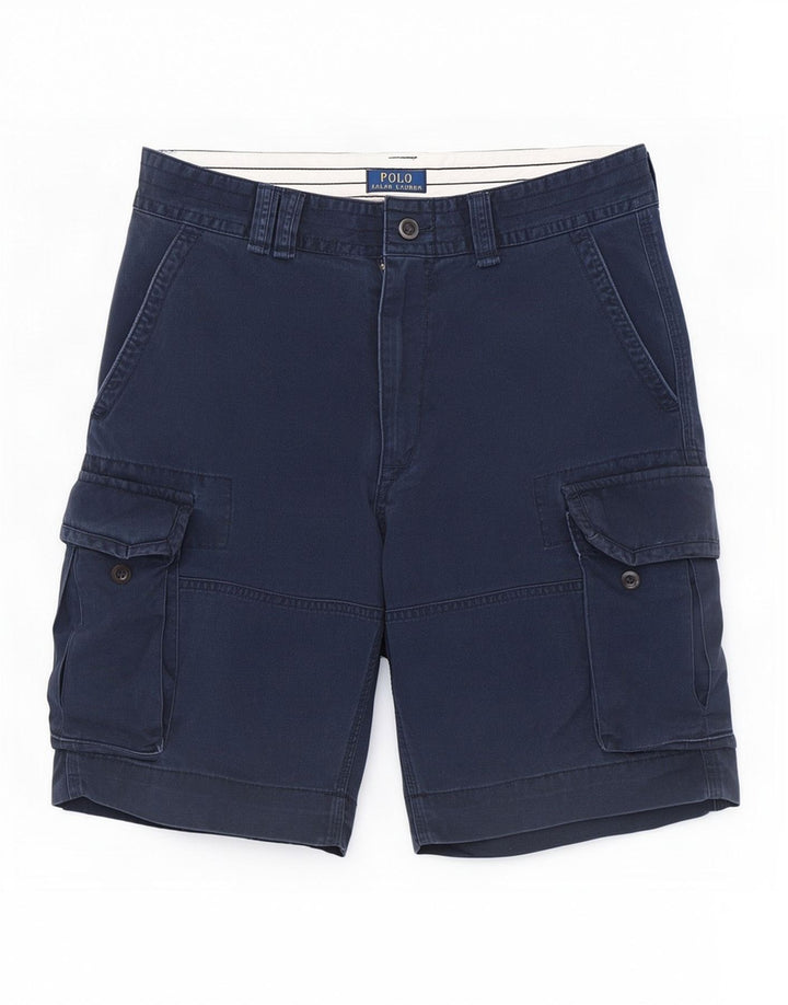 Мужские шорты-карго Ralph Lauren W32, средние, темно-синие, хлопковые