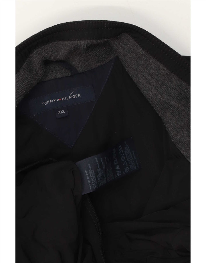 Мужская куртка Tommy Hilfiger UK 44 2XL, черный полиэстер