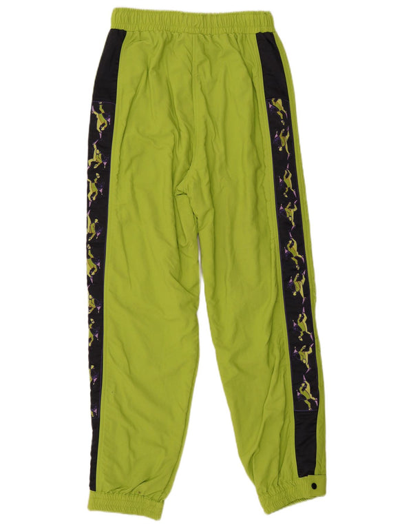 Женские брюки-ветровки Maser M с графическим рисунком UK 12, средний зеленый цвет с цветными блоками