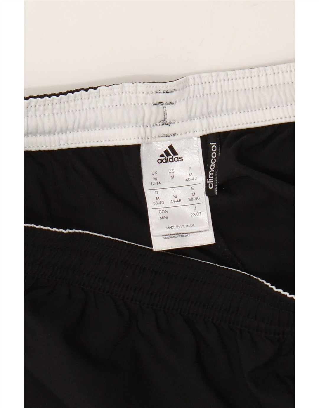 Женские спортивные шорты Adidas Climacool UK 12/14, средний черный, полиэстер