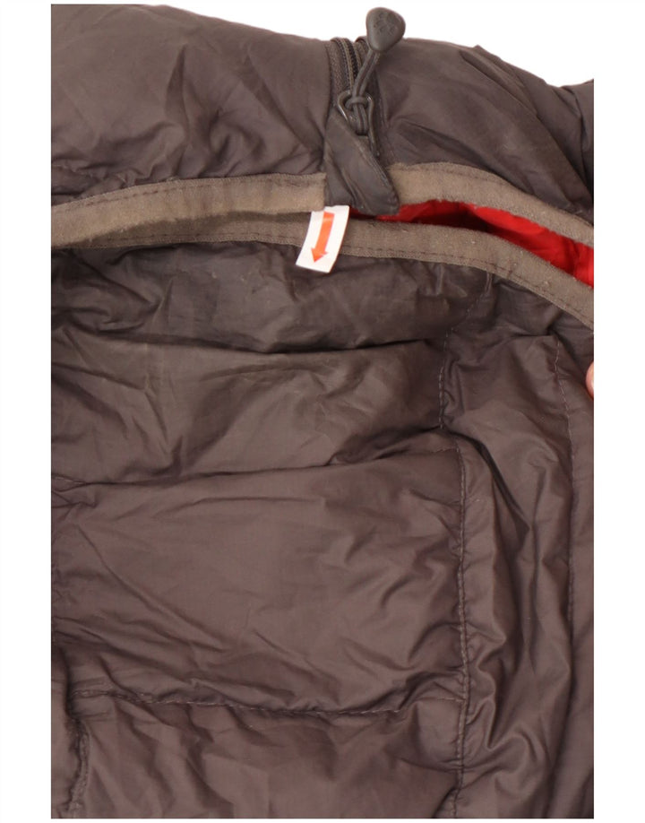 Мужская стеганая куртка с капюшоном Jack Wolfskin UK 40/42, большой серый полиэстер