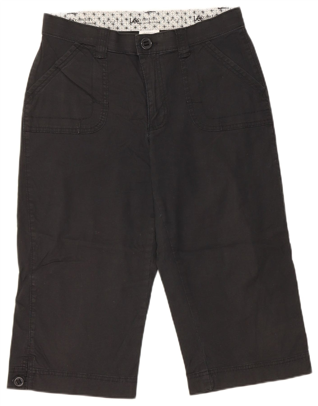 Женские шорты-бермуды Lee US 6 Medium W28, черные хлопковые