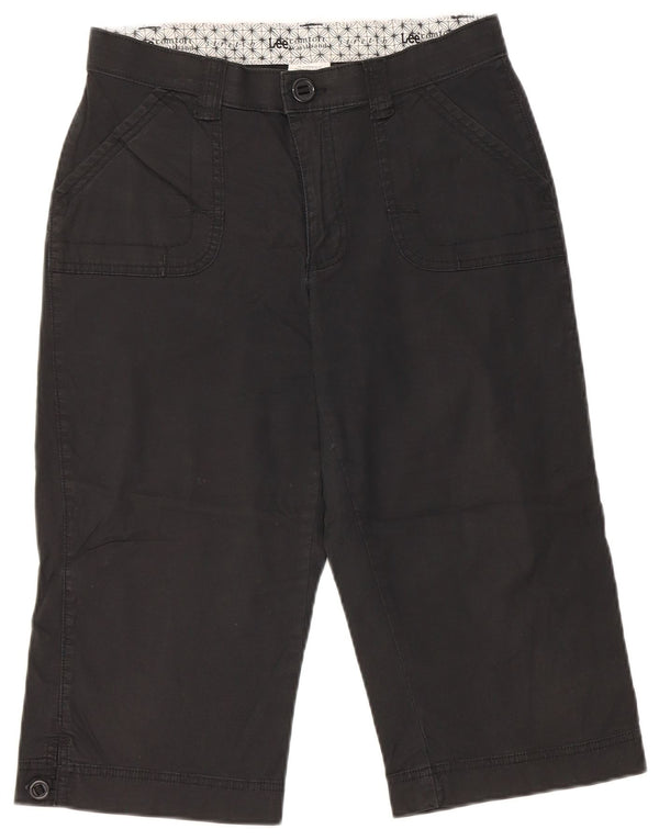 Женские шорты-бермуды Lee US 6 Medium W28, черные хлопковые