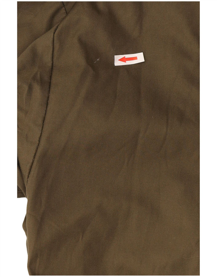 Винтажная мужская куртка в стиле милитари EU 46, маленькая, хаки