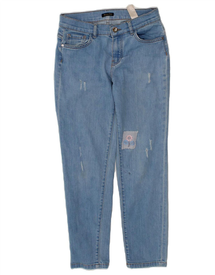 MASSIMO DUTTI Womens Tapered Jeans W24 L27 Blue Cotton Vintage Massimo Dutti and Second-Hand Massimo Dutti from Messina Hembry 