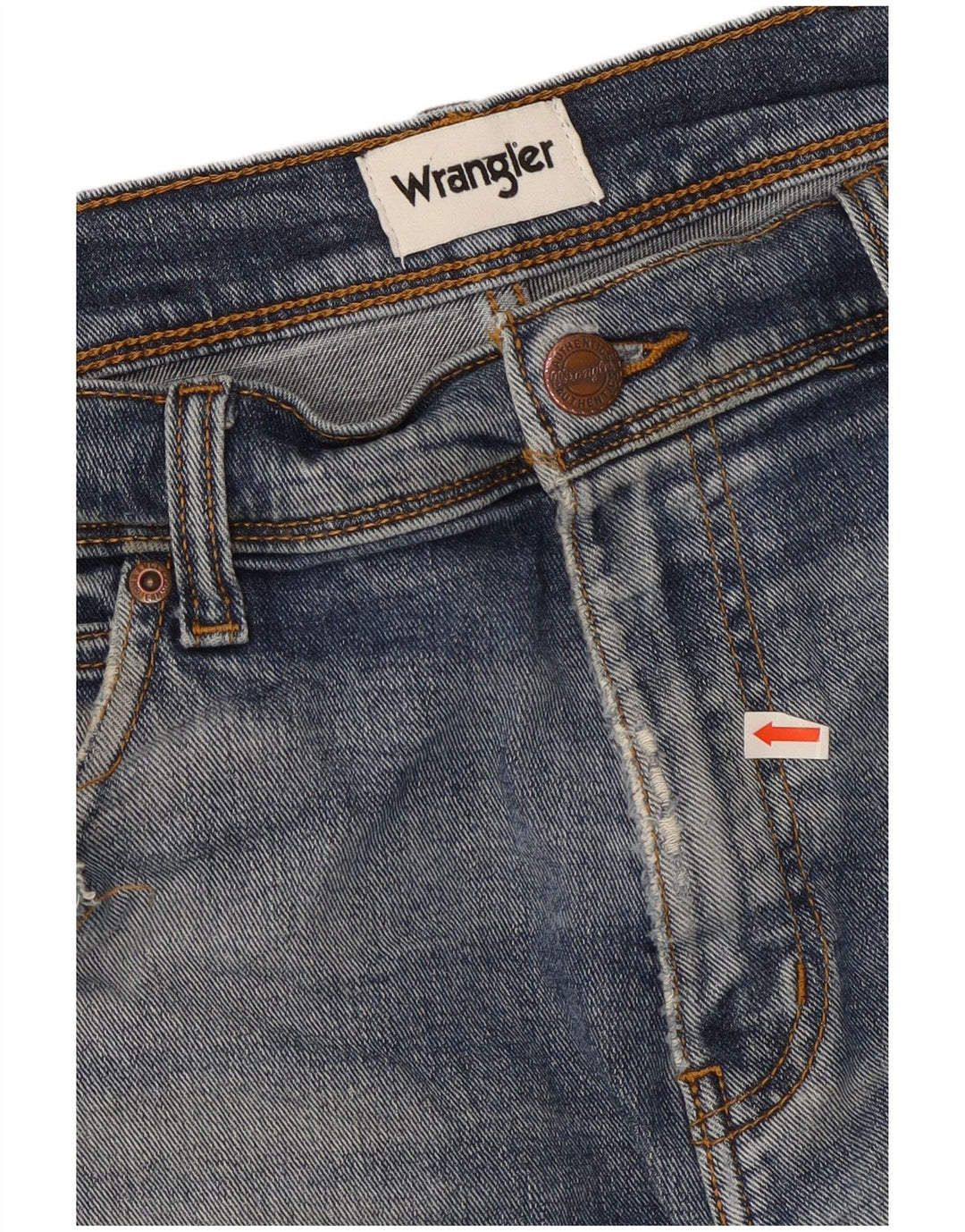 Мужские прямые джинсы Wrangler Texas W32 L30, синий хлопок