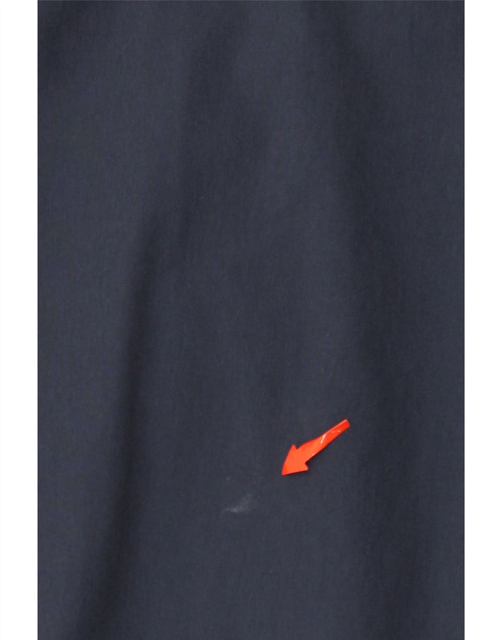 Мужской спортивный костюм с капюшоном и графикой NIKE, большая темно-синяя куртка с цветными блоками