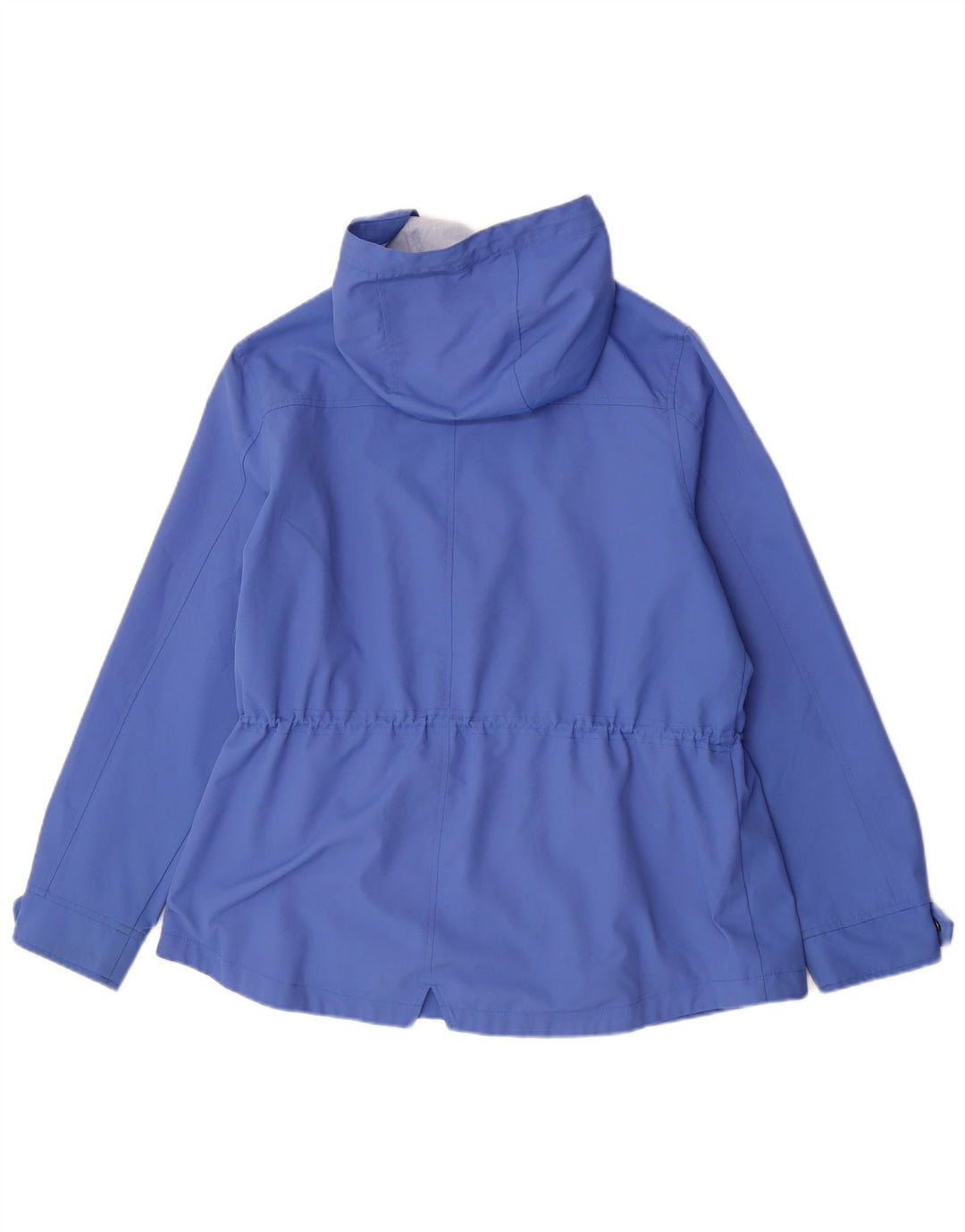 Женская дождевик с капюшоном Crew Clothing UK 16, большой синий полиэстер