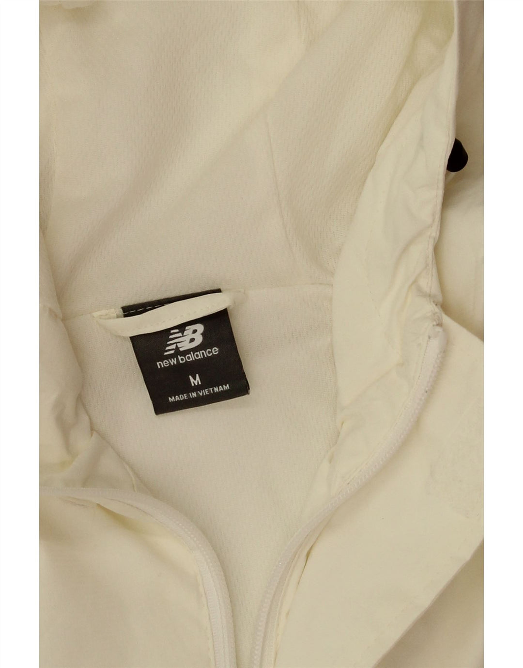 Женская ветровка оверсайз с капюшоном New Balance UK 14, средний белый