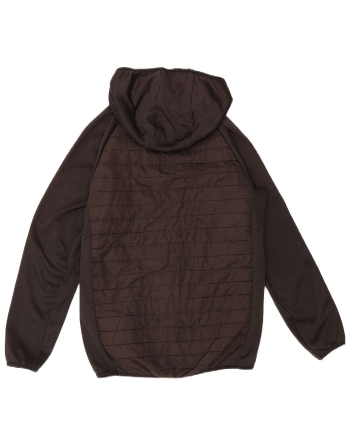 Куртка-бомбер с капюшоном Jack & Jones для мальчиков 13-14 лет, черная
