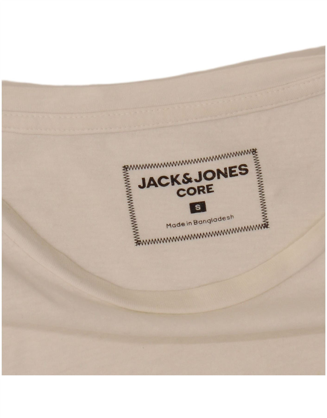 Мужская футболка с рисунком JACK & JONES Core, маленькая белая
