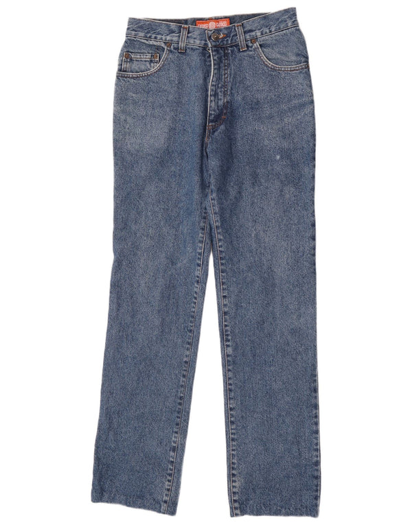 Женские джинсы с высокой талией Casucci W31 L32, синие, хлопок