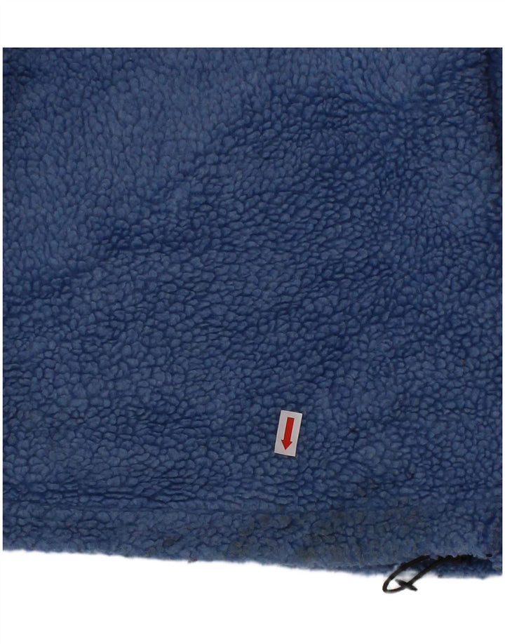 NAPAPIJRI Флисовый джемпер с рисунком на молнии для мальчиков 3–4 лет, синий полиэстер