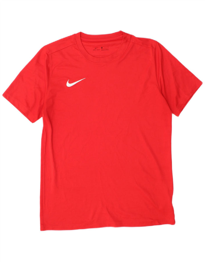 Мужская футболка Nike Dri Fit, большой красный полиэстер