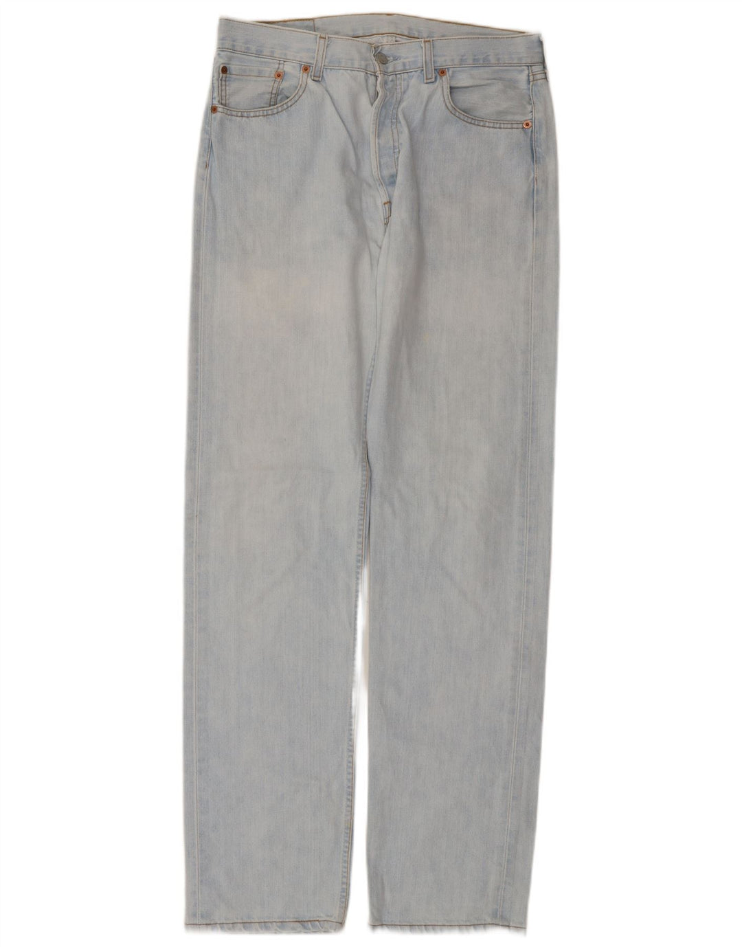 Мужские прямые джинсы LEVI'S 501 W34 L36 синие, хлопок