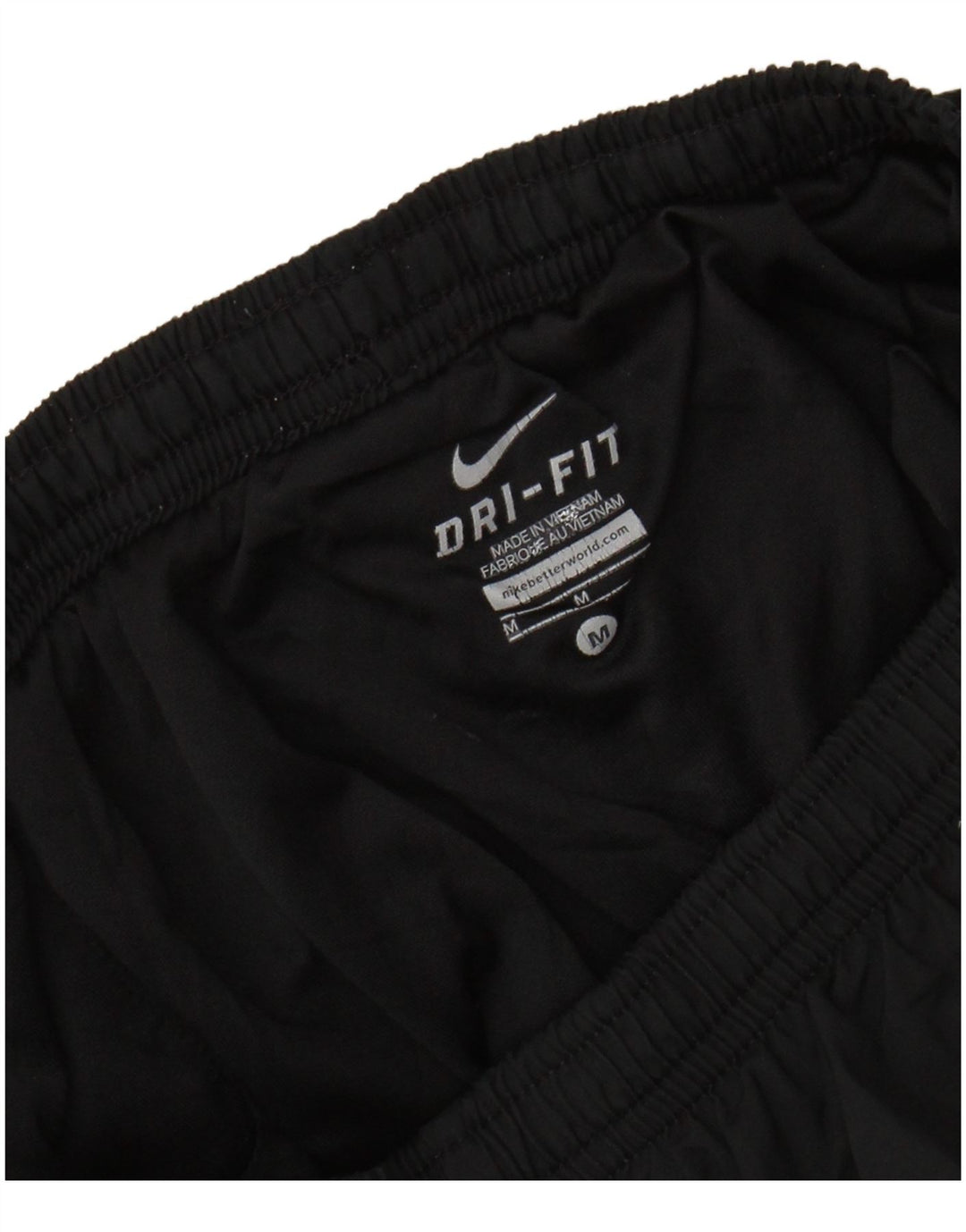 Мужские спортивные шорты Nike Dri Fit среднего размера, черные с цветными блоками