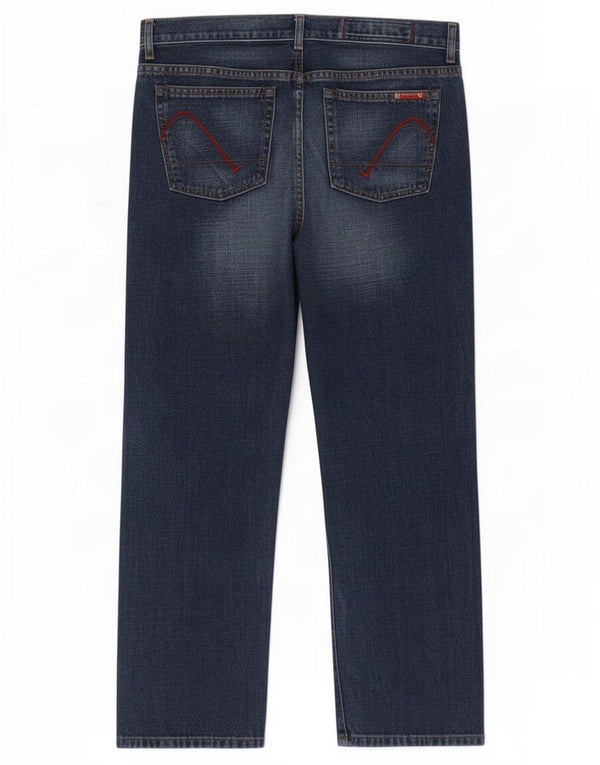 Женские прямые джинсы Guess W31 L28, синие, хлопок