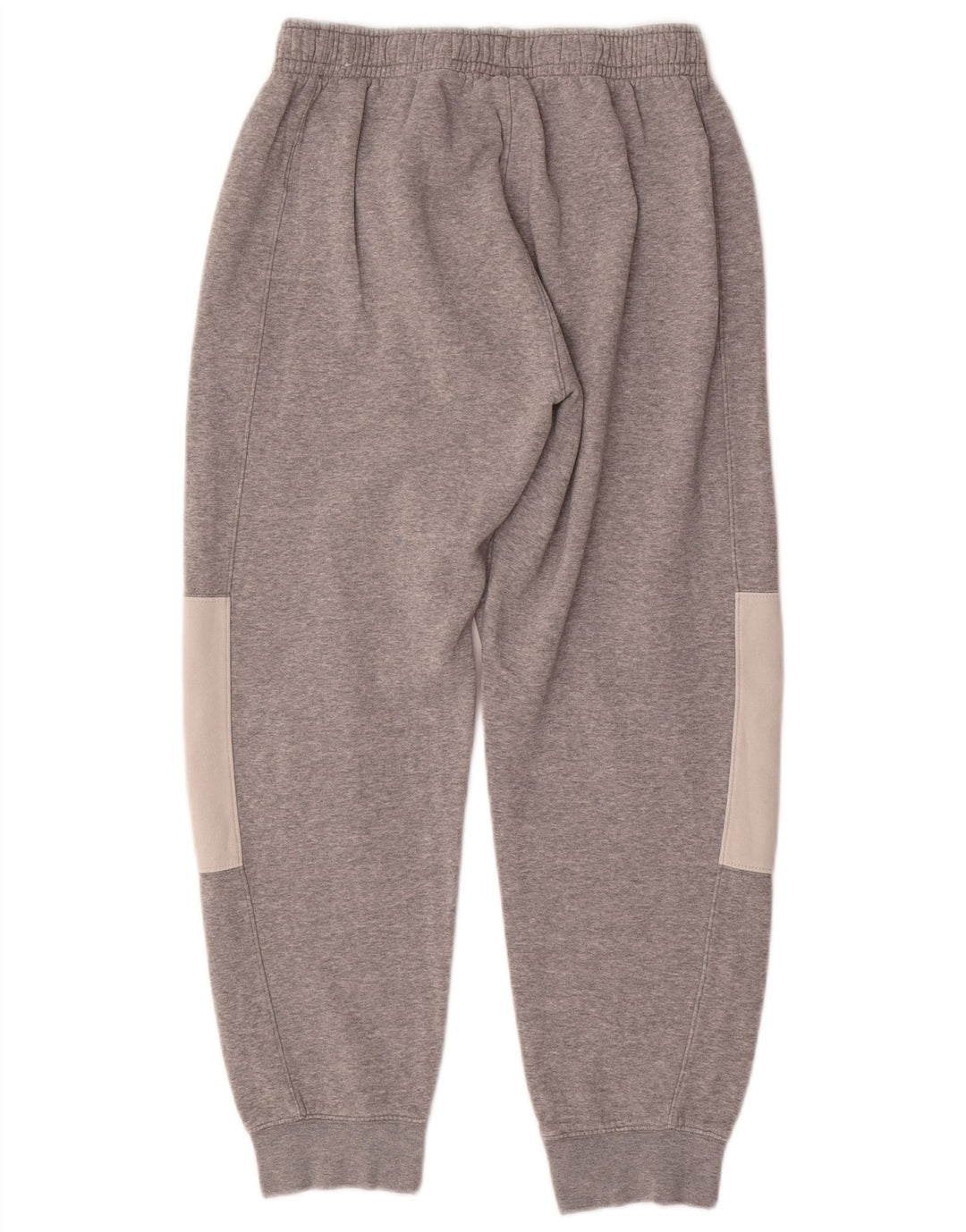 Мужские спортивные брюки NIKE, джоггеры, маленькие серые, хлопковые с цветными блоками