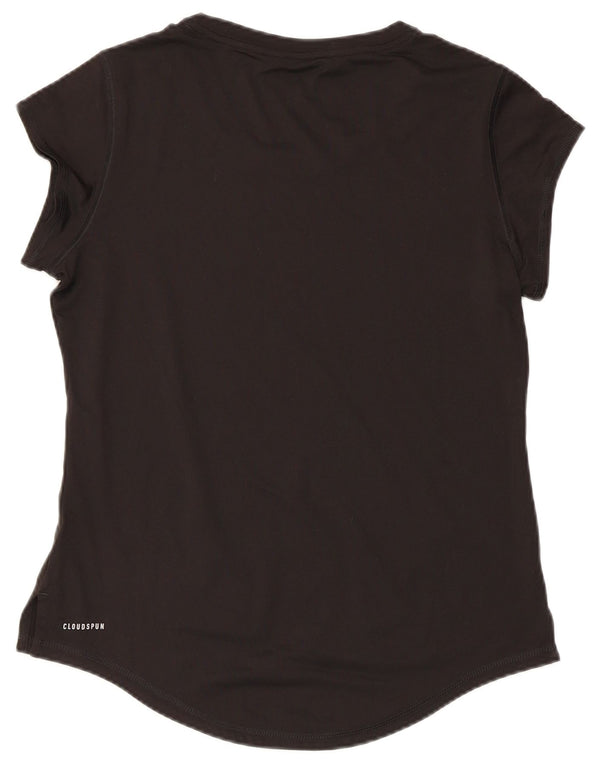 Женская футболка Puma Cloudspun Top UK 12, средний черный полиэстер