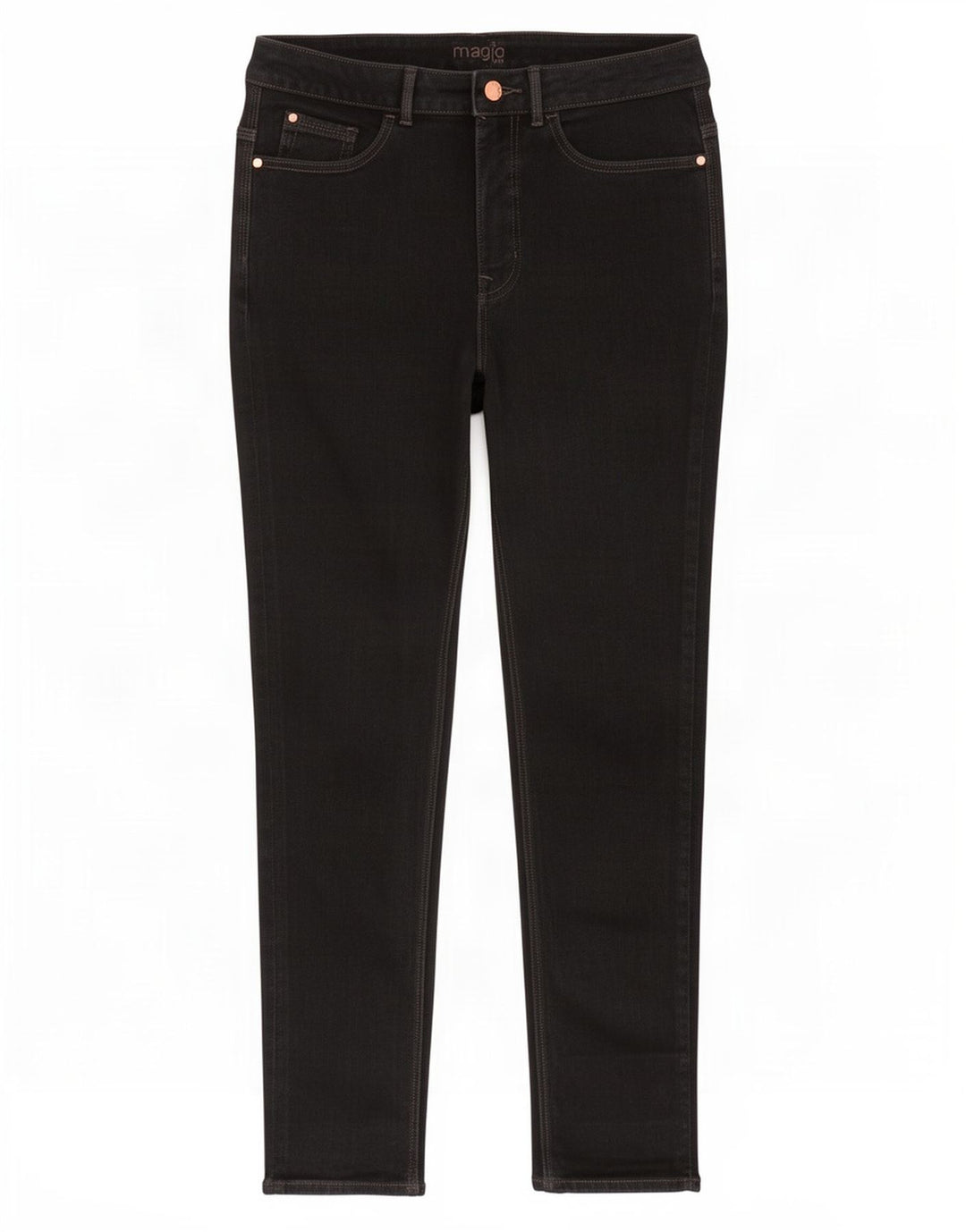 Женские джинсы Marks & Spencer Magic Slim UK 12, средние W28 L28, черный хлопок