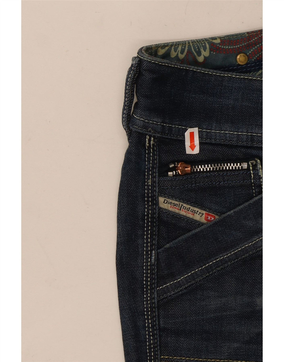 Женские джинсы DIESEL Reckfly Bootcut W26 L32 Темно-синие, хлопок