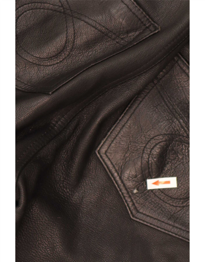 Мужские кожаные брюки Modeka XL W34 L33 черные