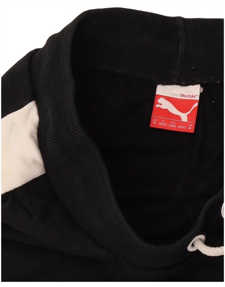 Мужские спортивные брюки Puma, джоггеры, средние, темно-синие, цветные блоки