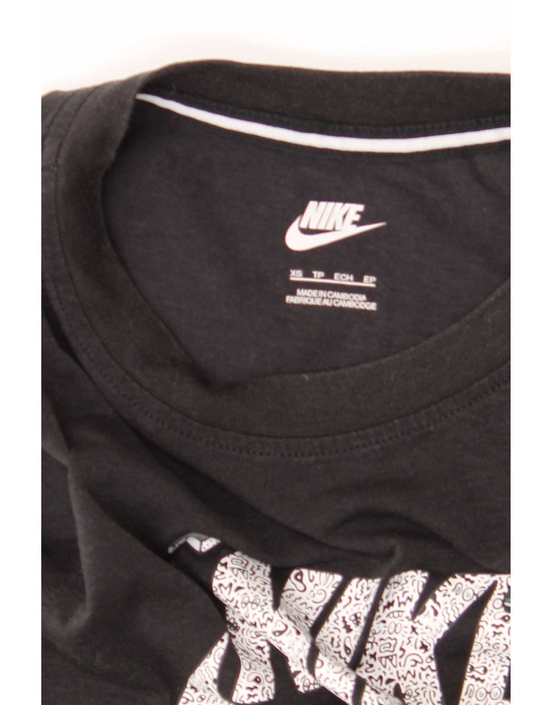 Мужской жилет с графическим рисунком Nike XS, черный